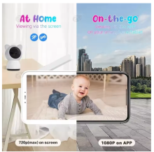 La bebe™ Accessories Monitor Babyphone Wireles Art.38931 White Kūdikių monitorius - vaizdo kamera