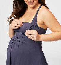 La Bebe™ Nursing Cotton Lola Art.39094 Powder Pink Nursing Nightdress