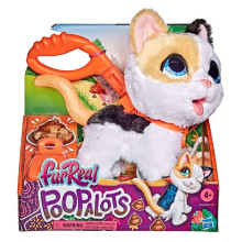 Hasbro  Art.E8898 FurReal Friends Poopalots Big Wags Мягкая интерактивная игрушка Шаловливый Большой питомец в ассортименте - Ходячий щенок или котенок