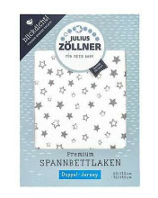 Julius Zollner Jersey Stella Grey  Art.8357158003 Palags ar gumīju 60x120/70x140cm