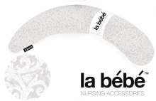 La Bebe™ Moon Maternity Pillow Art.40227 Classic Grey, 185 см