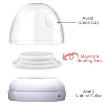 Maymom Brand Bottle Parts Compatible with Philips Avent Natural Bottles Art.40918 Крышка силиконовая для бутылочек,2 шт