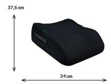 Bebe Basic Yogi Art.16782 Black vaikiškos kėdutės automobiliams 135-150cm (15-36 kg)
