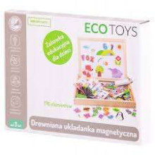 Eco Toys Board Art.HM3011271 Koka tāfele magnetiskā, divpusēja