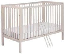 La Bebe™ Bedding Wood Set Tomi Art.43657 White Vaikų baldų komplektas: lova ir komoda