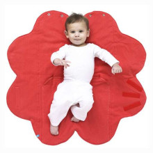 Wallaboo Baby Wrap Fleur Poppy Red Art.WWF.0310.1901 Одеяло для пеленания