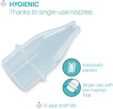 Chicco Phisio Clean Nasal Aspirator  Art.04904.00 nosies aspiratoriaus rinkinys