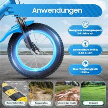 Kids Bike Wheels Collas 12' Blue Art.46663 Vaikų dviratis su dviračiu