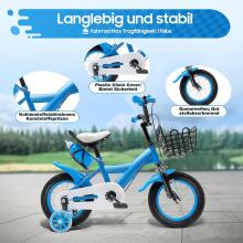 Kids Bike Wheels Collas 12' Blue Art.46663 Vaikų dviratis su dviračiu