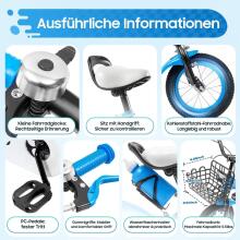 Kids Bike Wheels Collas 12' Blue Art.46663 Vaikų dviratis su dviračiu