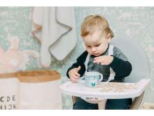 Britton Fika Art.B2130 smėlio / natūralių kojų maitinimo kėdė
