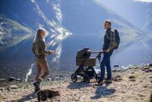 Emmaljunga Sento Max Outdoor Art.47476 Brown Vežimėlis su lopšiu