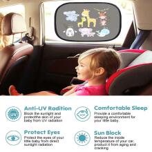 „Bike Fun Sunshade Eagle Art.22071“ universalūs automobilių skydeliai nuo saulės 37x44, 2vnt