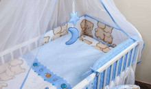 ANKRAS Bērnu gultiņas aizsargapmale 180 cm
