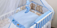 ANKRAS Бортик-охранка для детской кроватки 180 cm