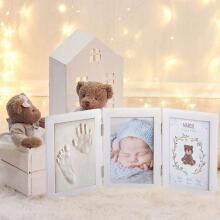 Art for baby Art.49835 Hand and Foot Print Brown