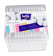 „Bella Cotton Safe“ medvilniniai pumpurai ausims / nosiai 200 vnt.