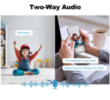 La bebe™ Accessories  Smart Baby Monitor  Art.51083 Kūdikių monitorius - vaizdo kamera