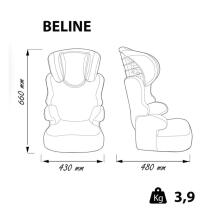 Nania Beline Mickey Star Stripes Car Seat (9- 36kg) 1/2/3 - Made in France automobilinė kėdutė