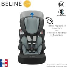 Nania Beline Mickey Star Stripes Car Seat (9- 36kg) 1/2/3 - Made in France automobilinė kėdutė