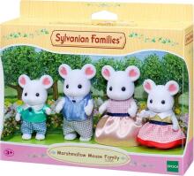 Sylvanian Marshmallow Mouse Family Art.5308