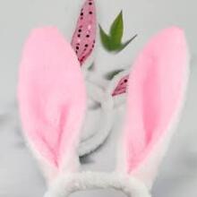 Home Company Rabbit Ear Art.53836  aksesuaras  - mirksinčios zuikio ausys