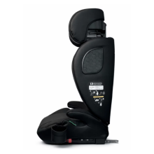 Aga Design Hamilton Tech 100-150cm i-size fix Art.55140 Diamond Black vaiko automobilinė kėdutė 15-36kg