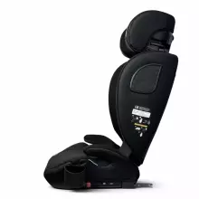 Aga Design Hamilton Tech 100-150cm i-size fix Art.55140 Diamond Black vaiko automobilinė kėdutė 15-36kg