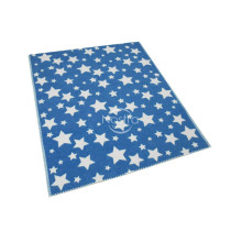 Kids Blanket Summer Cotton Stars Art.G00011 Indigo Natūralios medvilnės antklodė / antklodė vaikams 100x140cm, (B kokybės kategorija)