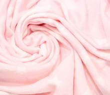 Kids Blanket Cotton  Stars Art.56950 Pink Dabīgas kokvilnas sedziņa (sega)/plediņš bērniem 100x140cm,(B kvalitātes kategorija)