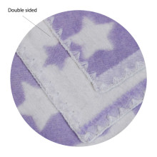 UR Kids Blanket Cotton Art.60142 Stars Violet  Детское одеяло/плед из натурального хлопка 100х140см