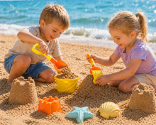 Bebe Basic Sand Toys Art.61652 Smėlio įrankių rinkinys, 2 vnt.
