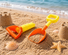 Bebe Basic Sand Toys Art.61652 Smėlio įrankių rinkinys, 2 vnt.