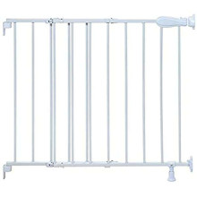 Vasaros kūdikių saugūs metaliniai vartai, 277210, balti saugumo vartai