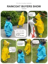 Kids Soft Raincoat Dino Art.63708 Pink  Vaikiškas lietpaltis