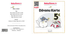 Dovanų kortelė 5 EUR