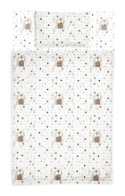La bebe™ Cotton 105x150 Art.64056 Bunnies Хлопковая простынка 105x150cm