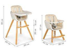 „Eco Toys“ maitinimo kėdė Art.C-220 „Beige“ maitinimo kėdė