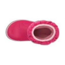 „Crocs ™“ vaikiški žieminiai pūsliniai batai „Art.14613-6X0 Сandy Pink“ vaikiški batai su izoliacija