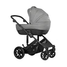 „KinderKraft Prime Lite“ pilkas 3 in1 gaminys. KKKWPRLIGRY3000 universalus vežimėlis 3 in1