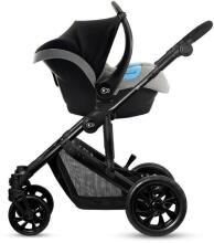 „KinderKraft Prime Lite“ pilkas 3 in1 gaminys. KKKWPRLIGRY3000 universalus vežimėlis 3 in1