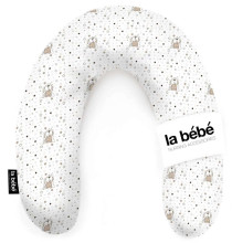 „La Bebe ™“ turtinga medvilnės slaugos motinystės pagalvė, 68297 zuikių pasaga maitinimui / miegui / pasaga nėščioms moterims 30x175 cm