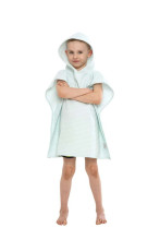 La Bebe™ NO Poncho Towel  Art.68509 Mint Pludmales pončo/dvielis bērniem ar kapuci 90x110 cm
