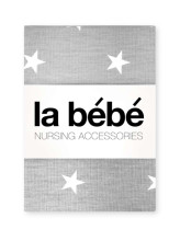 La Bebe™ Satin 75x75 Art.69711 Light Grey Хлопковая (сатиновая) пеленка 75x75 см