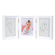 Huborns Art for Baby Art.7139  Rankų ir kojų atspaudas trijų dalių rėmas
