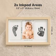 Huborns Art for Baby Art.7139  Rankų ir kojų atspaudas trijų dalių rėmas