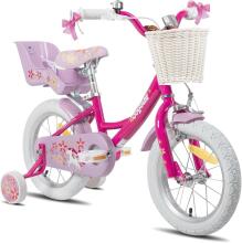Glerc Kids Bike Wheels Collas 14'  Art.72708 Peach  Vaikų dviratis su dviračiu