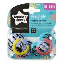 Tommee Tippee Art. 4334040 Fun Style Orthodontic soother 18-36m (2pcs.)