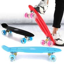„Meteor® Penny Board“ 22608 „Flowers“ vaikų riedlentė