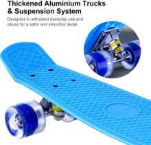 „Meteor® Penny Board“ 22608 „Flowers“ vaikų riedlentė